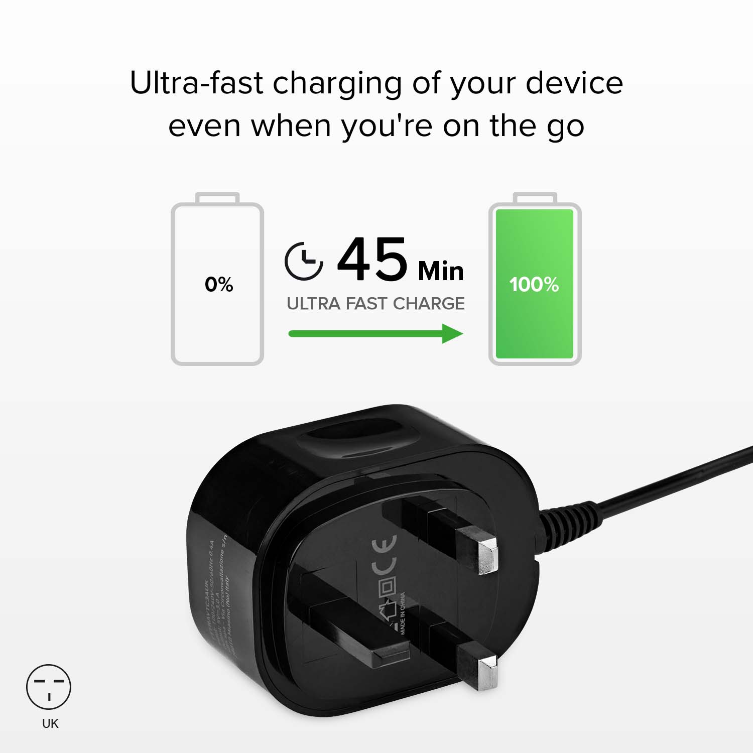 Reiseladegerät von 315 Watt Typ C