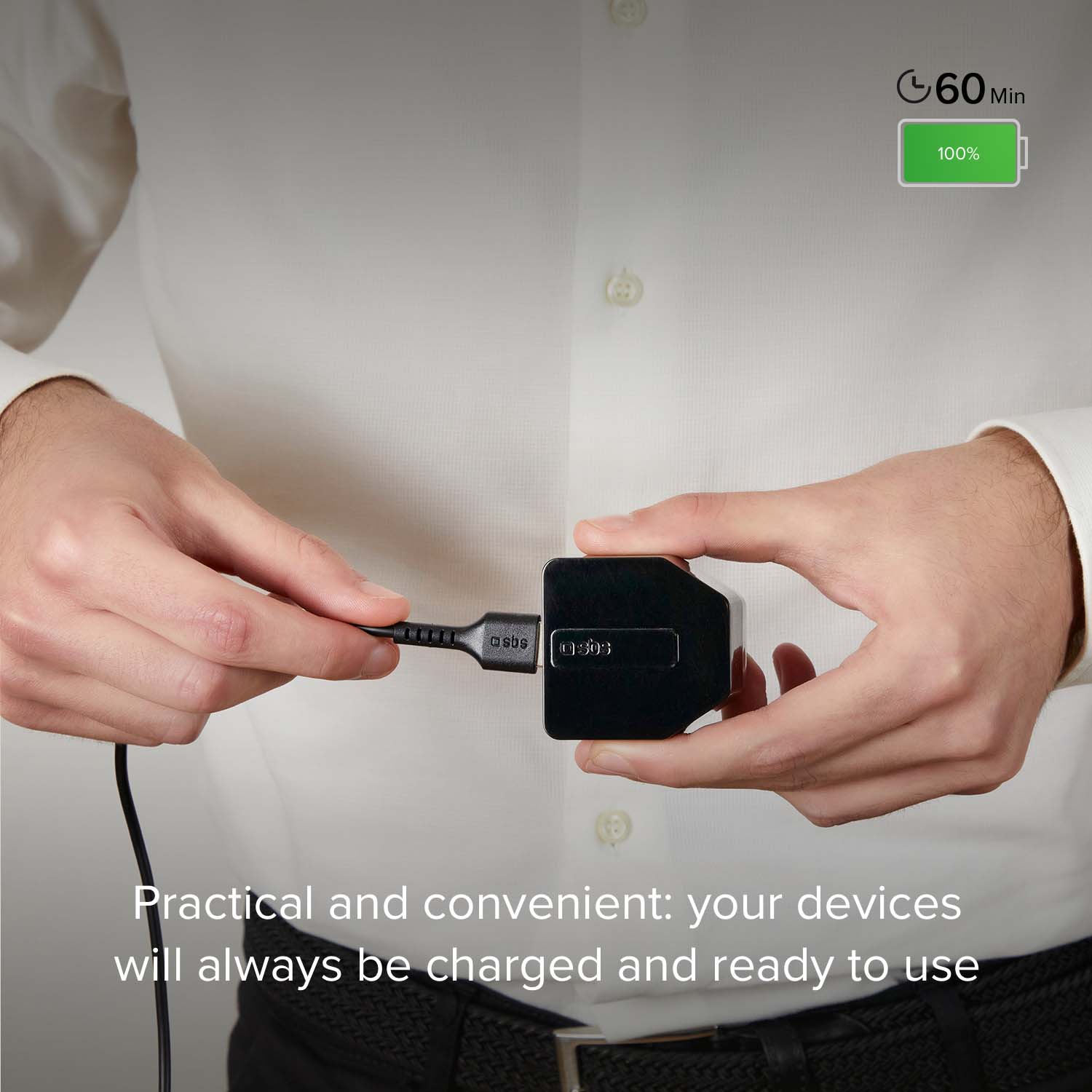 Kit de carga de viaje USB